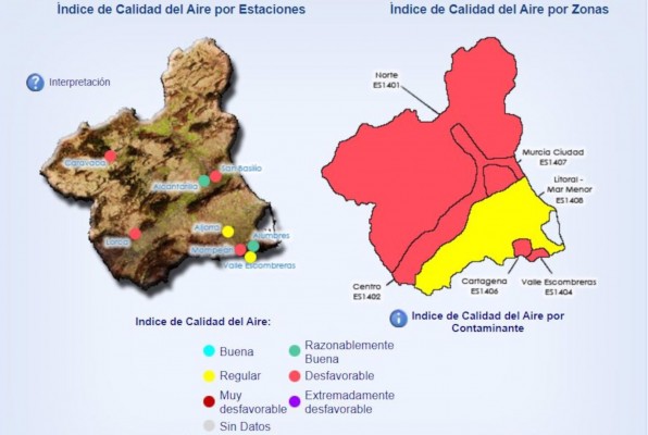 Activan el Nivel 2 correctivo por partículas en suspensión en La Aljorra