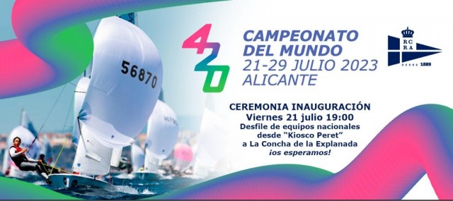 El Campeonato del Mundo de la Clase 420 reúne a 280 embarcaciones en Alicante de la mano del RCRA