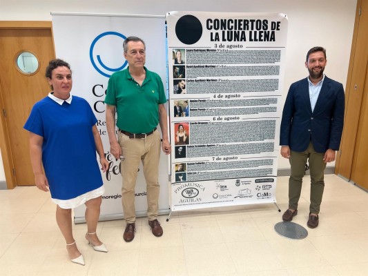 Los 'Conciertos de la Luna Llena' vuelven a Águilas con el piano como protagonista 