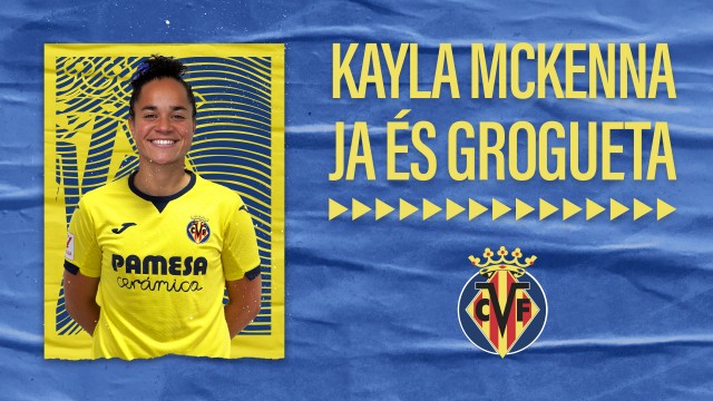 La delantera jamaicana Kayla McKenna ficha por el Villarreal