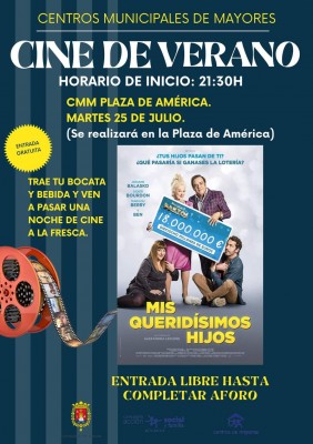 Alicante organiza en julio un ciclo de cine de verano para todos en los centros de mayores