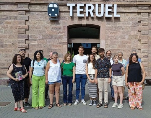 Compromís-Sumar reivindica mejores conexiones por tren y carretera entre Castellón y Aragón