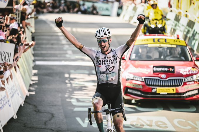 Poels gana en el Mont Blanc, Vingegaard conserva el amarillo y Rodríguez, el podio
