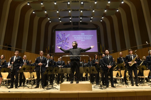 La primitiva de Rafelbunyol guanya la secció primera del 135 Certamen Internacional de Bandes 