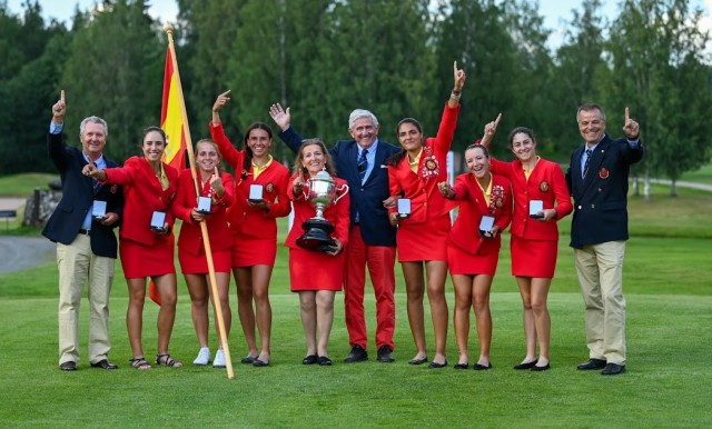 Carla Tejedo, Carla Bernat , Rocío Tejedo y Cloe Amión, oro con España en el Europeo Absoluto y S18 Femenino