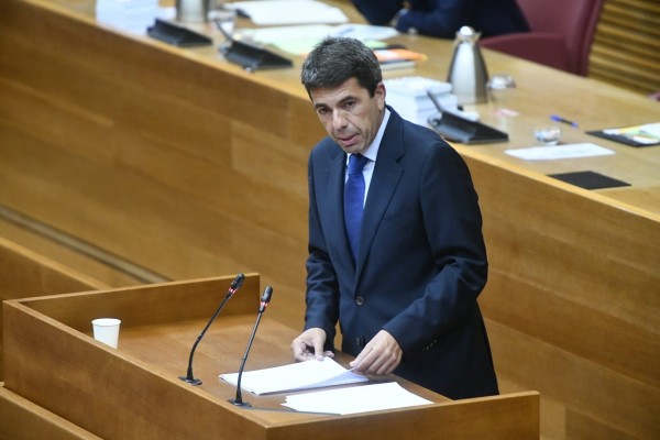Las principales frases del debate de investidura de Carlos Mazón como president de la Generalitat