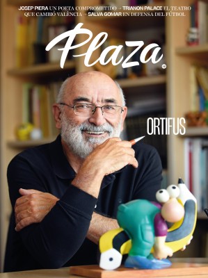 Ortifus, portada de julio de la revista Plaza
