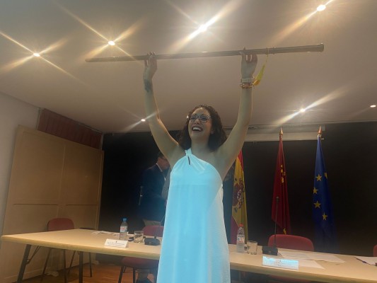Nuria Vives, a sus 23 años, se convierte en la pedánea más joven de Murcia y la primera mujer al frente de Algezares
