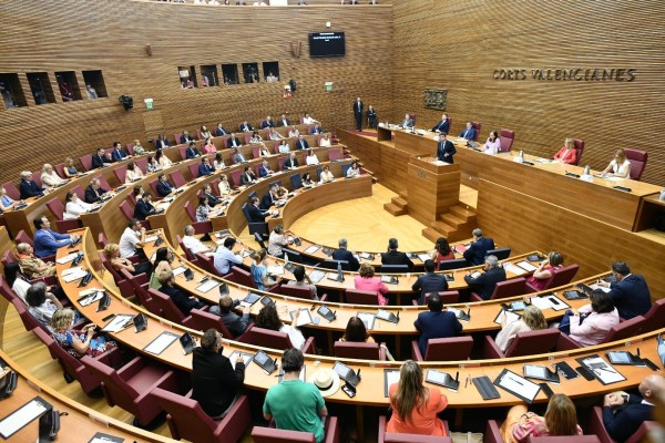 Comienza el pleno en el que Carlos Mazón (PP) será investido president de la Generalitat
