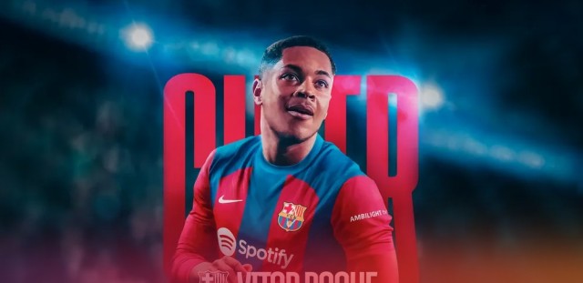El Barça oficializa el fichaje del delantero brasileño Vitor Roque
