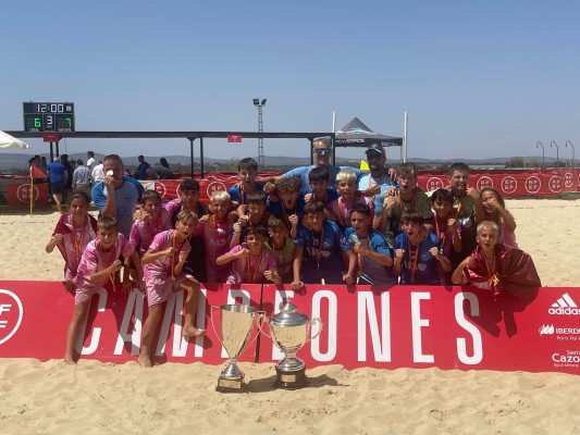El AIS Playas de San Javier hace doblete ganando los Nacionales alevín e infantil 
