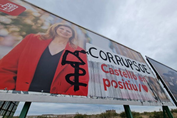 La Fiscalía traslada al juzgado la denuncia por las pintadas 'CorruPSOE' para que aclare si hay delito