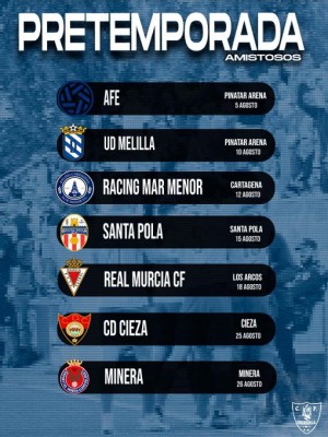 El Orihuela disputará siete amistosos de pretemporada
