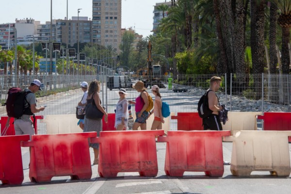 El PP de Alicante defiende la ejecución de las obras del Centro en verano por 'interés general' 