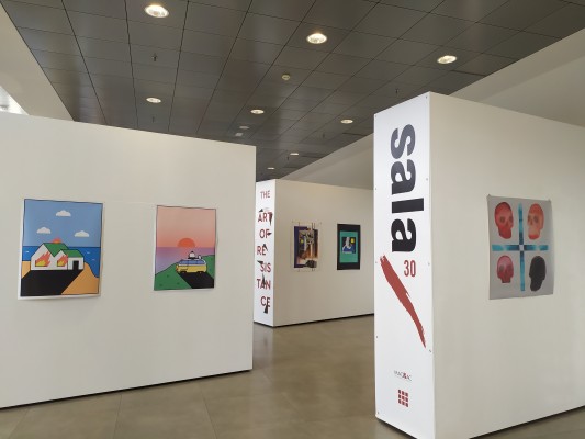 El aeropuerto y el Museu d’Art Contemporani organizan una exposición de artistas ucranianos