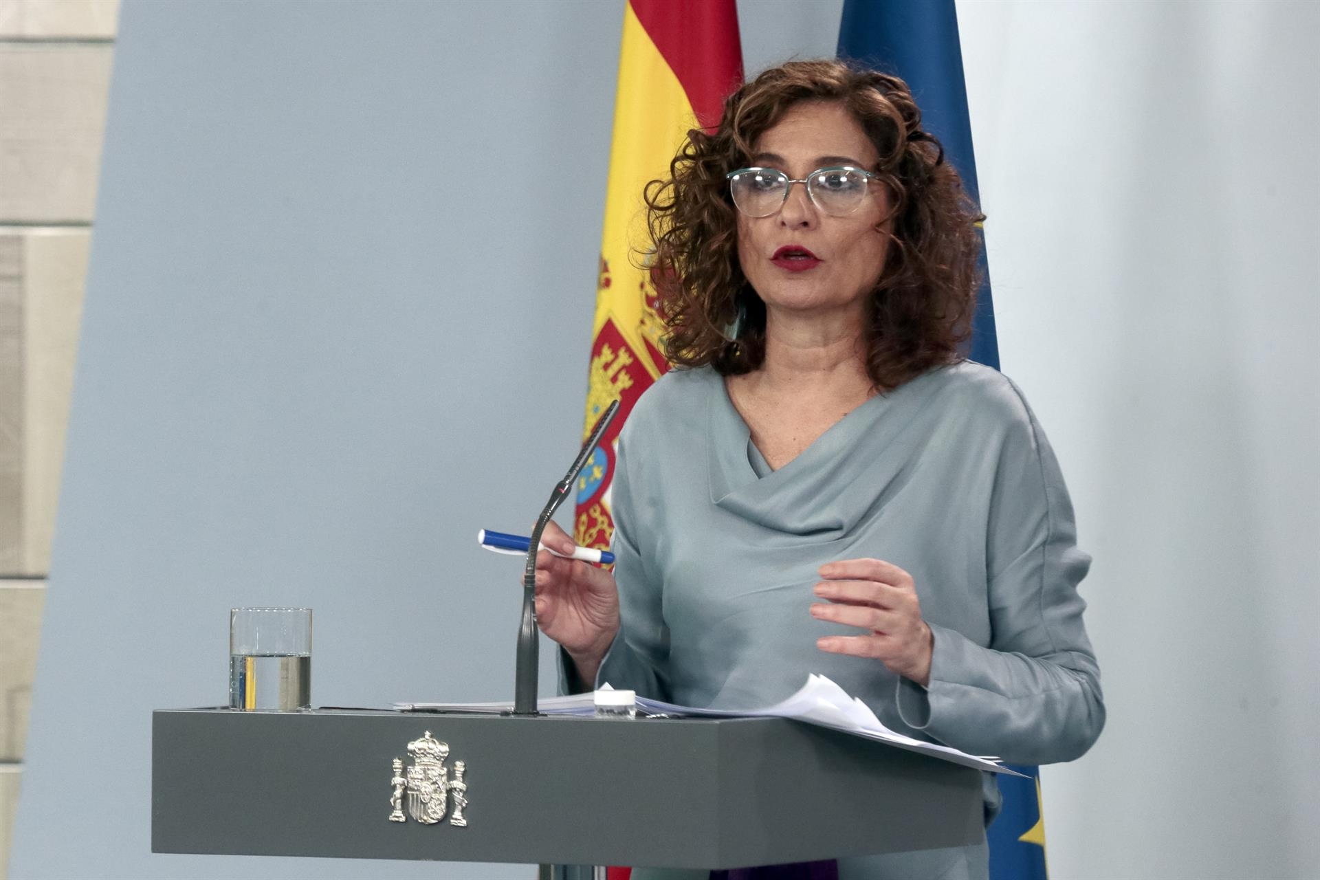 La ministra de Hacienda y Función Pública, María Jesús Montero. Foto: MONCLOA - 