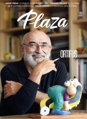 Ortifus, portada de julio de la revista Plaza
