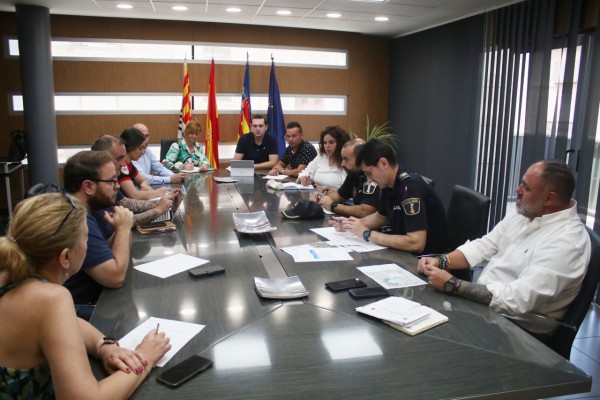 Onda prepara con la Policía Local el dispositivo de seguridad para el concierto de Alejandro Sanz
