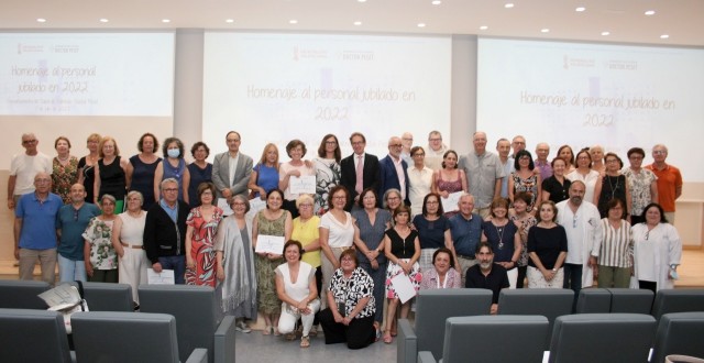 El Departamento de Salud de Doctor Peset rinde homenaje a 128 profesionales que se han jubilado en 2022
