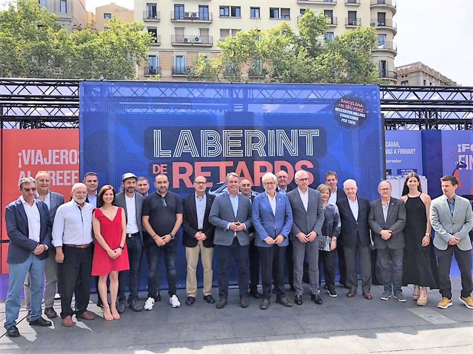 Empresarios y sociedad civil reclaman el Corredor Mediterráneo con una instalación en Barcelona
