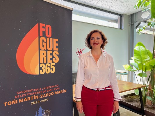 Toñi Martín-Zarco quiere repetir en la Federació de Fogueres: 