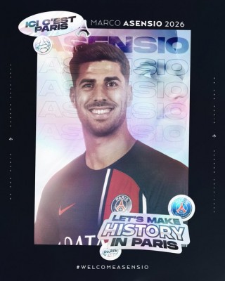 El mallorquín Marco Asensio ficha hasta junio de 2026 por el PSG de Luis Enrique