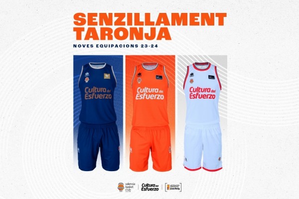 'Senzillament Taronja': Valencia Basket homenajea sus orígenes en sus nuevas equipaciones