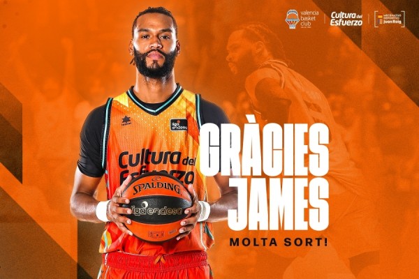 James Webb III paga su cláusula y deja el Valencia Basket
