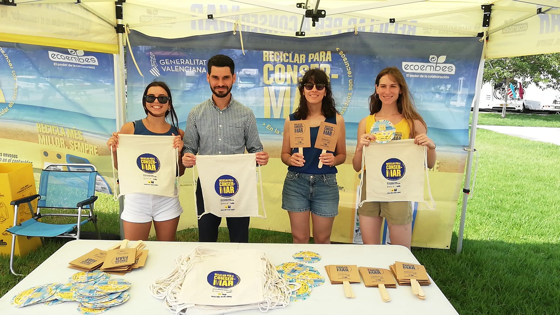 ConserMar fomenta la recogida y el reciclaje de residuos en las playas de Castellón 