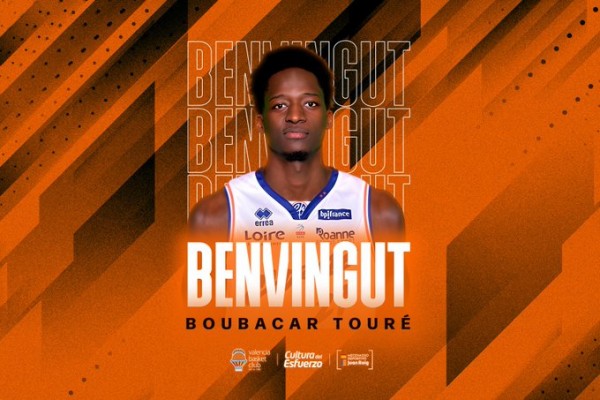 Valencia Basket ficha al pívot Babacar Touré hasta 2025