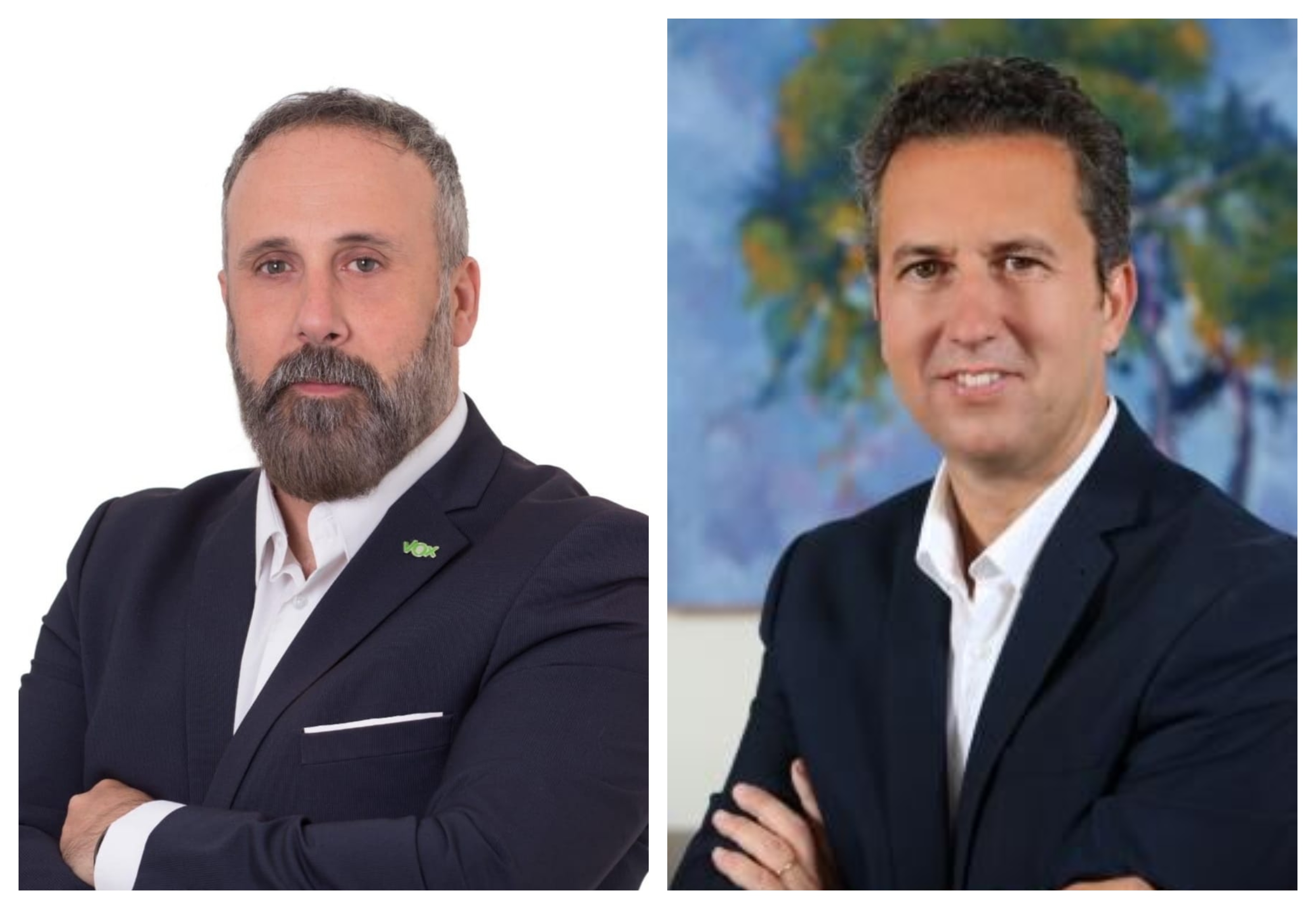 Los nuevos diputados provinciales de Vox en Valencia. Foto: VP - 