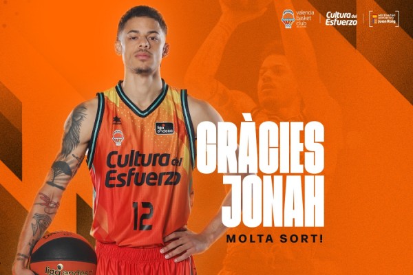 Jonah Radebaugh finaliza su etapa en Valencia Basket
