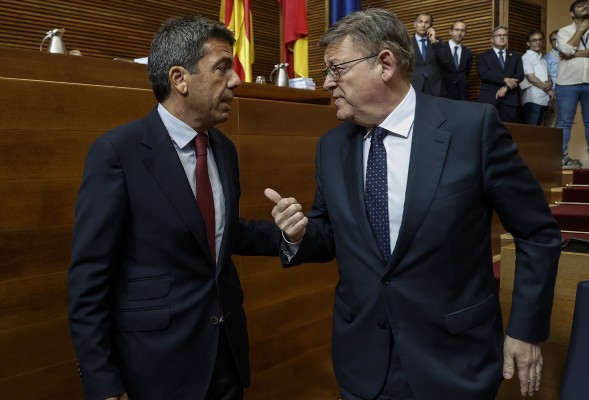 Puig, abierto a acelerar la investidura de Mazón tras una conversación con la presidenta de Les Corts