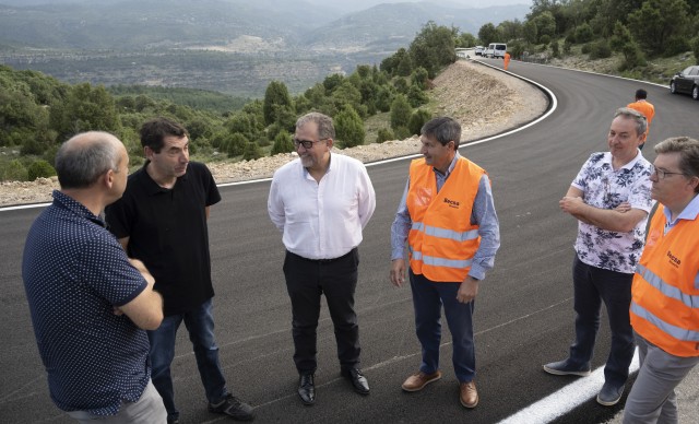 La Diputación mejora carreteras de Morella, Herbers, Castell de Cabres y Pobla de Benifassà