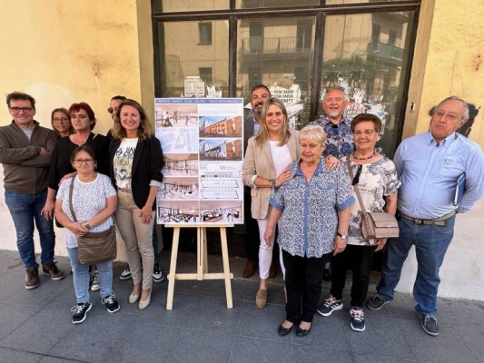 Carrasco pone el foco en la antigua comisaría como primer proyecto de colaboración con la Diputación