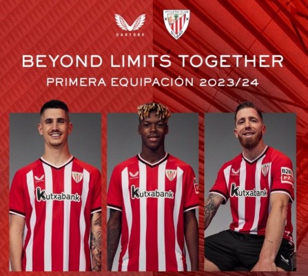 El Athletic lanza la camiseta del 125 aniversario con Castore