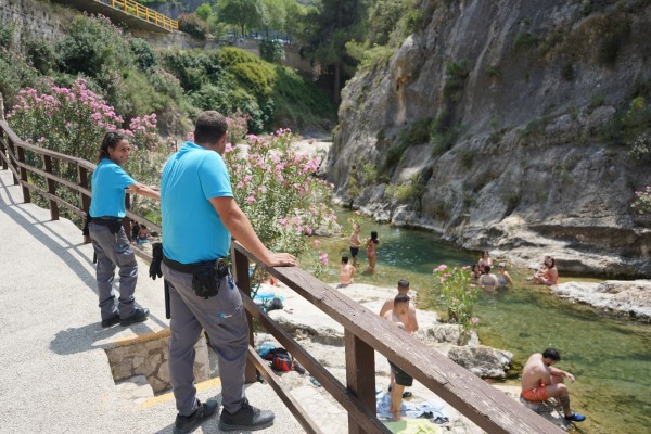 Ontinyent inicia el control de acceso al paraje del Pou Clar este sábado