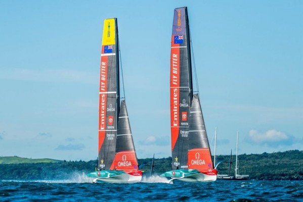 Los AC40 continúan dando forma a la 37ª America's Cup Barcelona 2024
