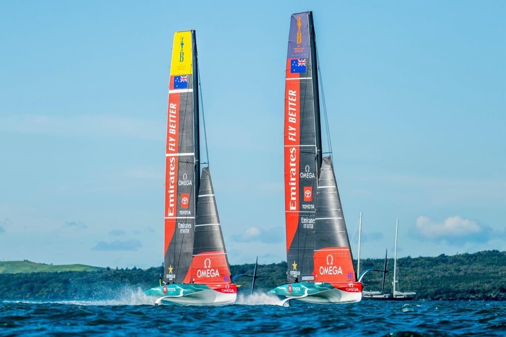 Los AC40 continúan dando forma a la 37ª America's Cup Barcelona 2024
