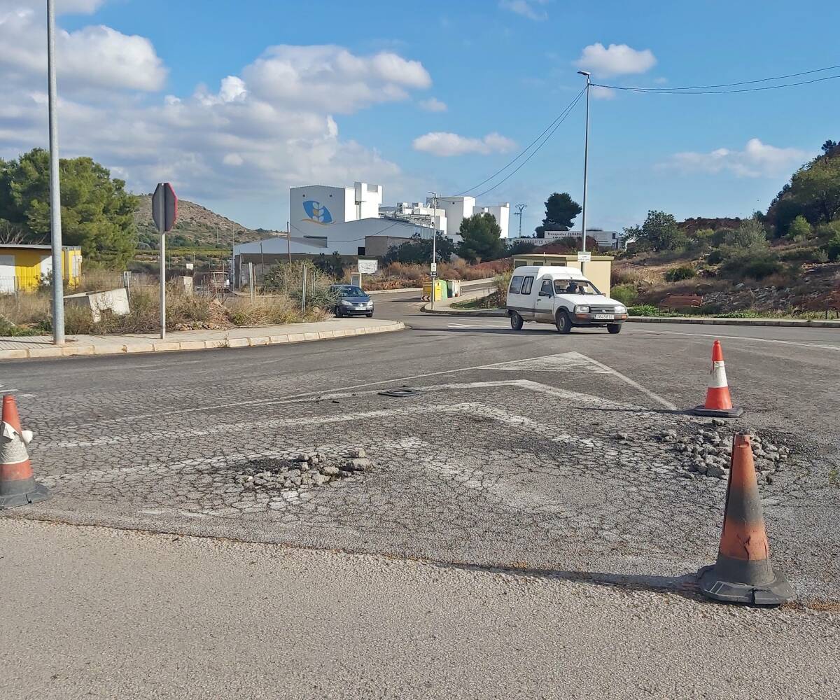 Una imagen reciente del polígono Tras Castell, de Almenara - 