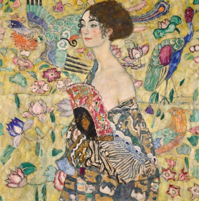 'Dama con abanico' de Klimt se convierte en la obra más cara subastada en Europa
