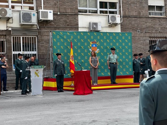 Bernabé destaca la lucha de la Guardia Civil contra la violencia de género, a la que 