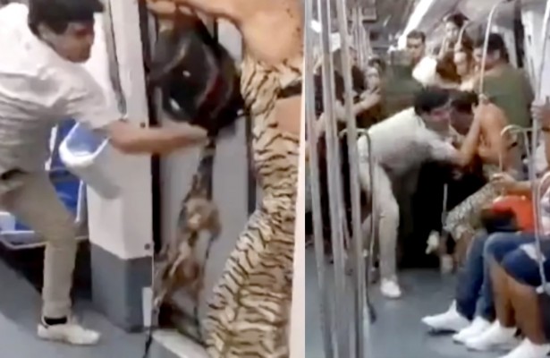 A hòsties en el metro