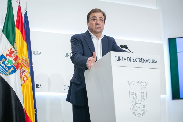 Extremadura celebrará un pleno de investidura con Fernández Vara de candidato los días 5 y 6 de julio
