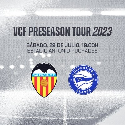 El Valencia se medirá al Alavés en Paterna en un encuentro de preparación el 29 de julio