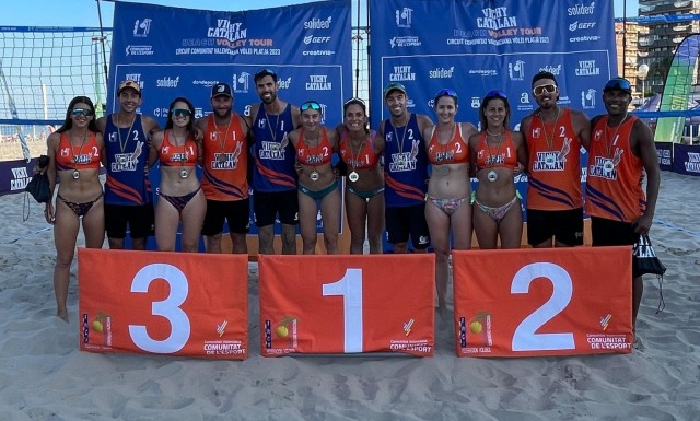 Moreno-Sanfélix y Florián-Villa se imponen en Alicante en el Vichy Catalan Beach Volley Tour
 