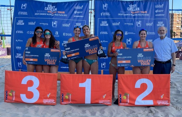 Moreno-Sanfélix y Florián-Villa se imponen en Alicante en el Vichy Catalan Beach Volley Tour