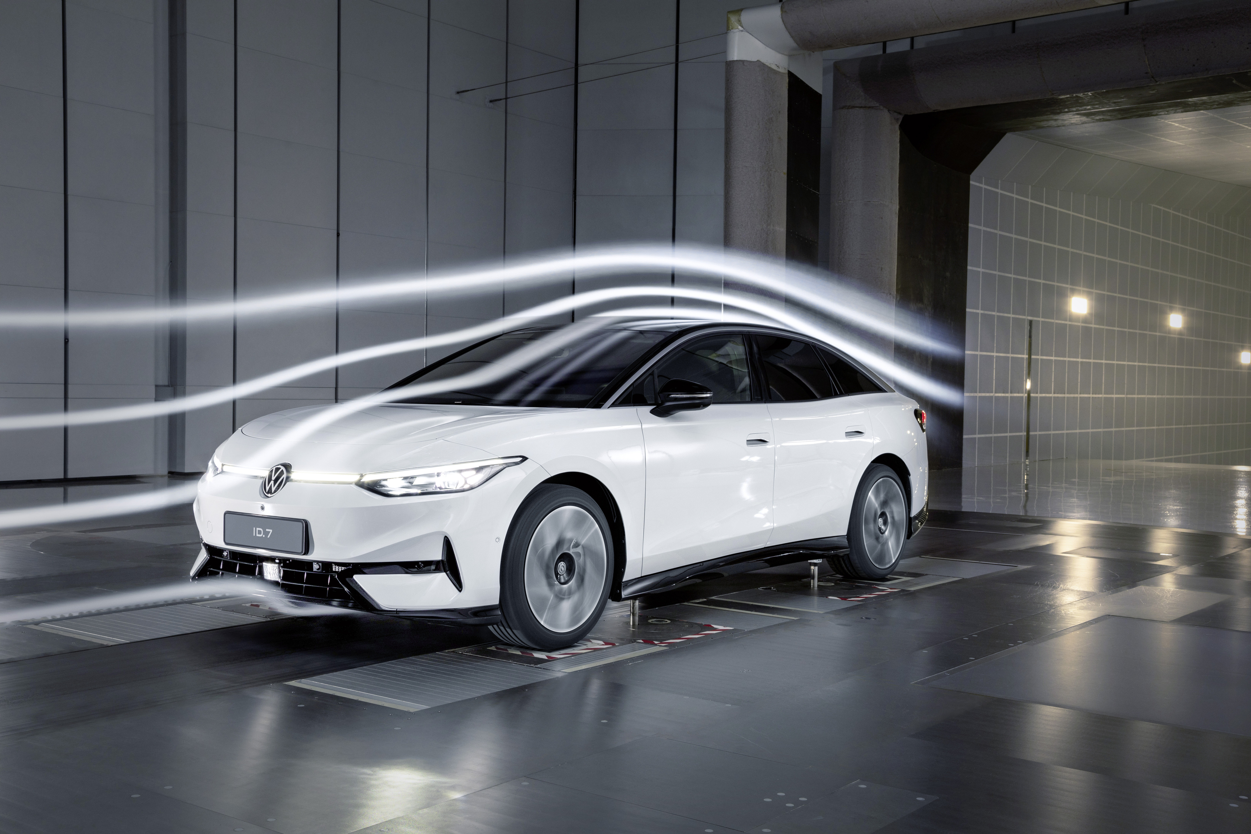 Volkswagen ID.7: aerodinámica sofisticada para una gran autonomía y eficiencia