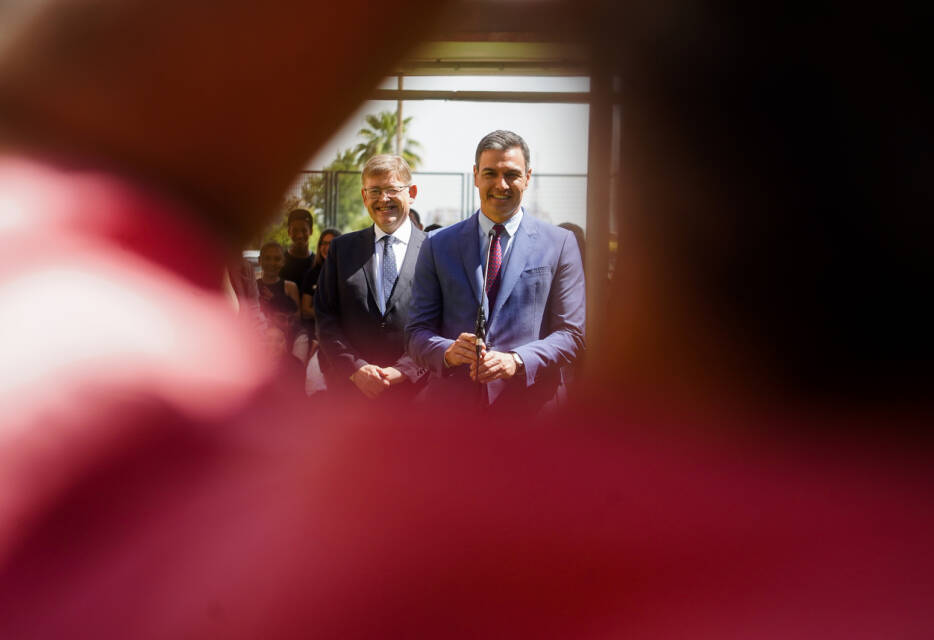 Puig y Sánchez, juntos en un acto. Foto: EDUARDO MANZANA - 