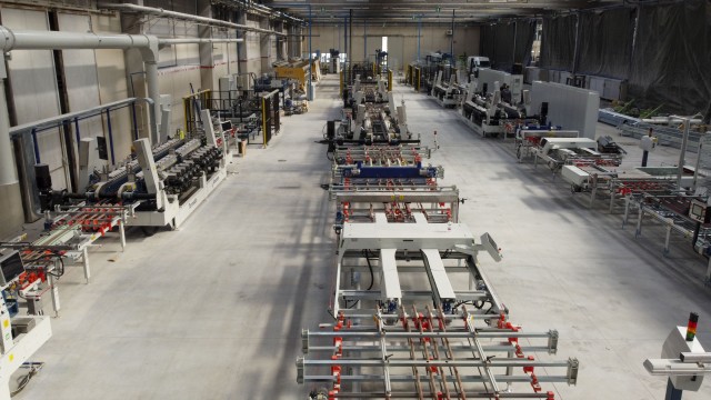 Panariagroup elige B&T para sus tres nuevas líneas de rectificado en su planta de Toano